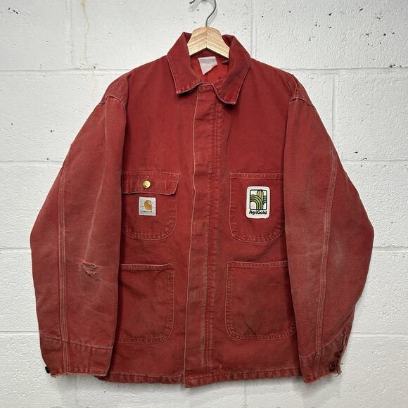 Carhartt Other - Vintage Carhartt Quilted Artic Chore Coat “Crimson Red”